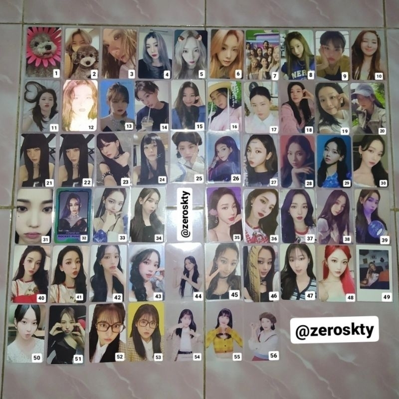 TAKE ALL ONLY 56 photocard pc official aespa Karina Giselle Ningning Winter Red Velvet Seulgi Wendy 