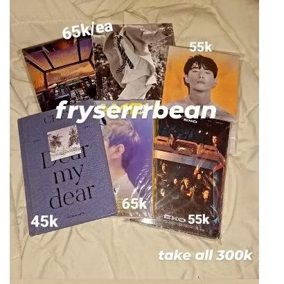 WTS PRELOVED EXO ALBUM PC OFFICIAL BAEKHYUN, D.O., CHEN, SUHO, CHANYEOL NATREP, NACIFIC, DFTF, DMD, 