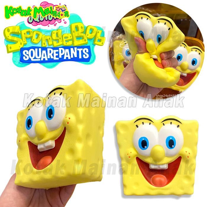 Mainan Anak Squishy Slow Spongebob Besar Patrik Pencet Mochi Lucu Sanrio