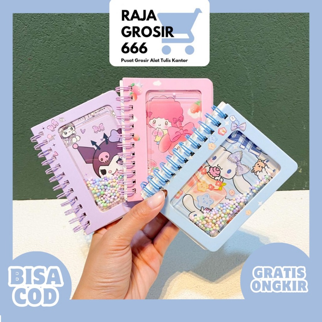 

BINDER A7 BUKU BOLA MANIK WARNA-WARNI SANRIO BK-1258 BARU BINDER MANIK LUCU GEMAS KEKINIAN