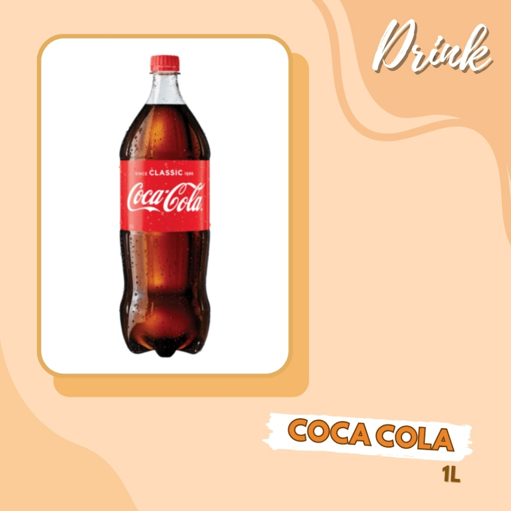 

DRINK | MINUMAN BOTOL | SOFT DRINK | COCA-COLA ORIGINAL | COCA COLA 1L