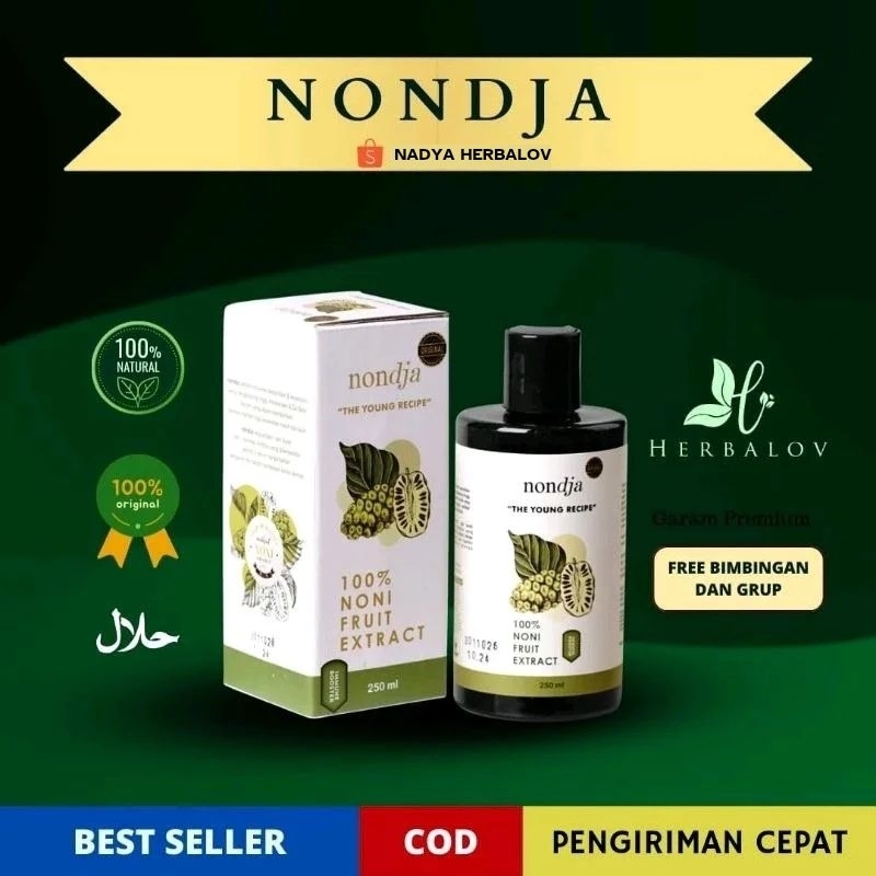 

NONDJA HERBALOV SARI MENGKUDU 100% UNTUK ASUPAN DIET DBH, BANTU ATASI KOLESTEROL, ASAM URAT, DIABETES, HIPERTENSI, INSOMNIA