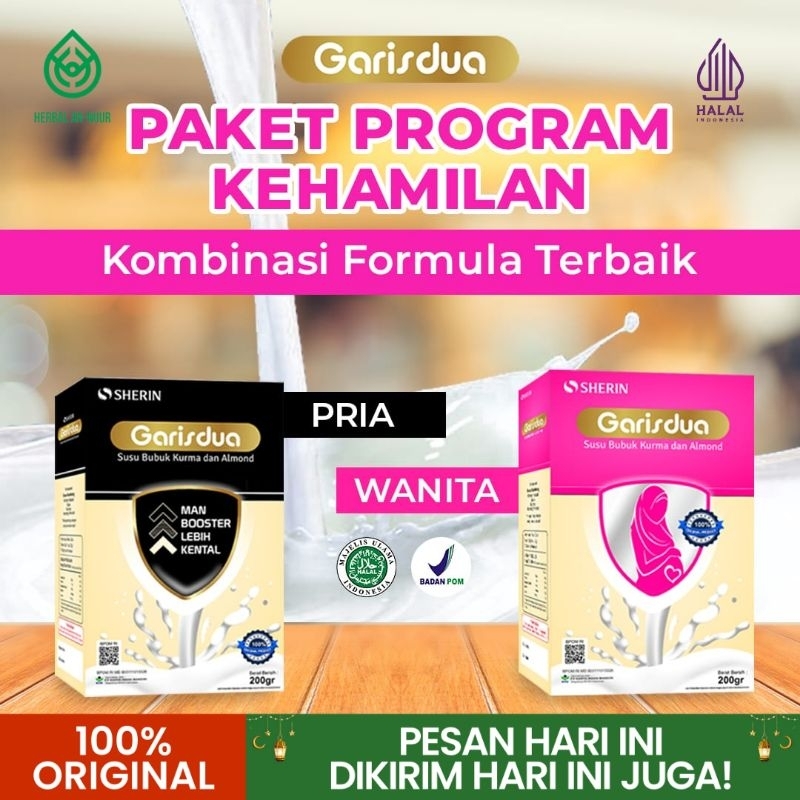 

Susu Garisdua WANITA & PRIA PROMO PASUTRI isi 2 PCS 200gram