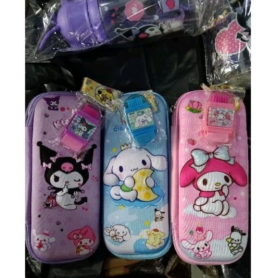 

KOTAK PENSIL Anak Karakter Gambar Timbul Emboss 3D Lucu Pencil Case Sanrio / Kotak Pensil Sanrio / Kotak Pensil