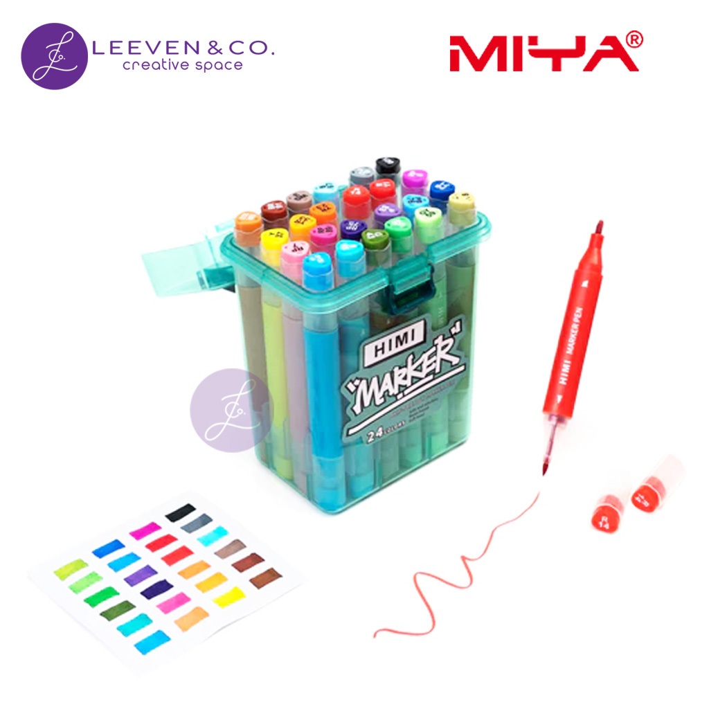 HIMI MIYA SKIN FRIENDLY MARKER 24 COLOR