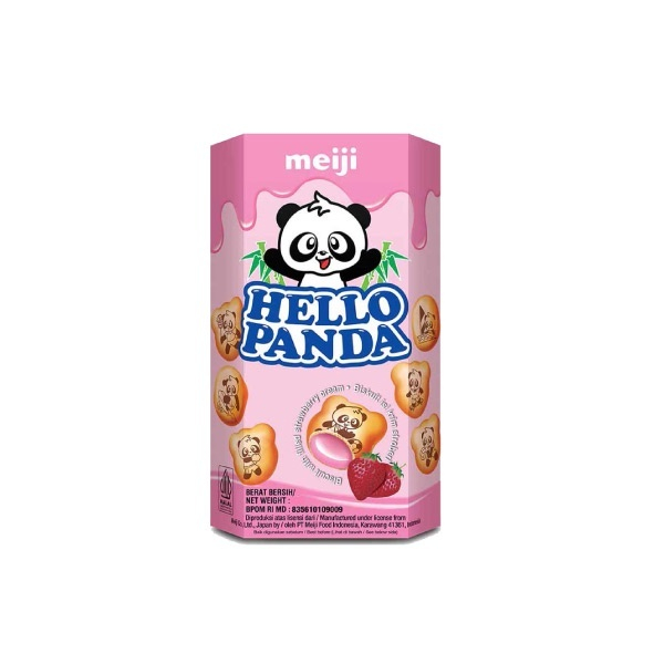 

hello panda strawberry meiji 42gr