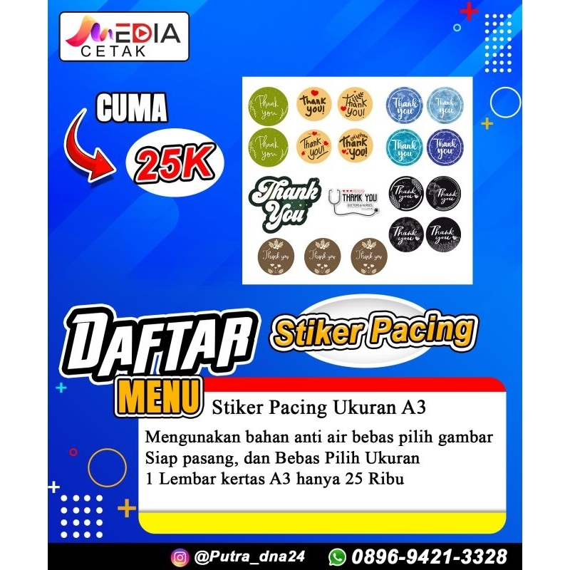 

stiker pacing boleh rikues gambar di chet/di live