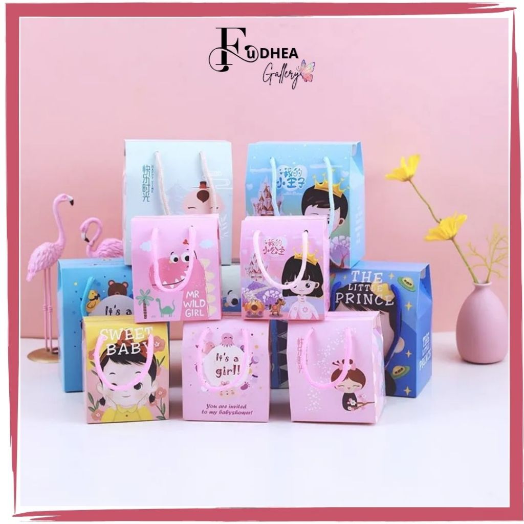 

FDG Goodiebag Ulang Tahun Anak Karakter Dino/ Paperbag Ulang Tahun Anak Motif Karakter Lucu/Tas Souvenir PP09