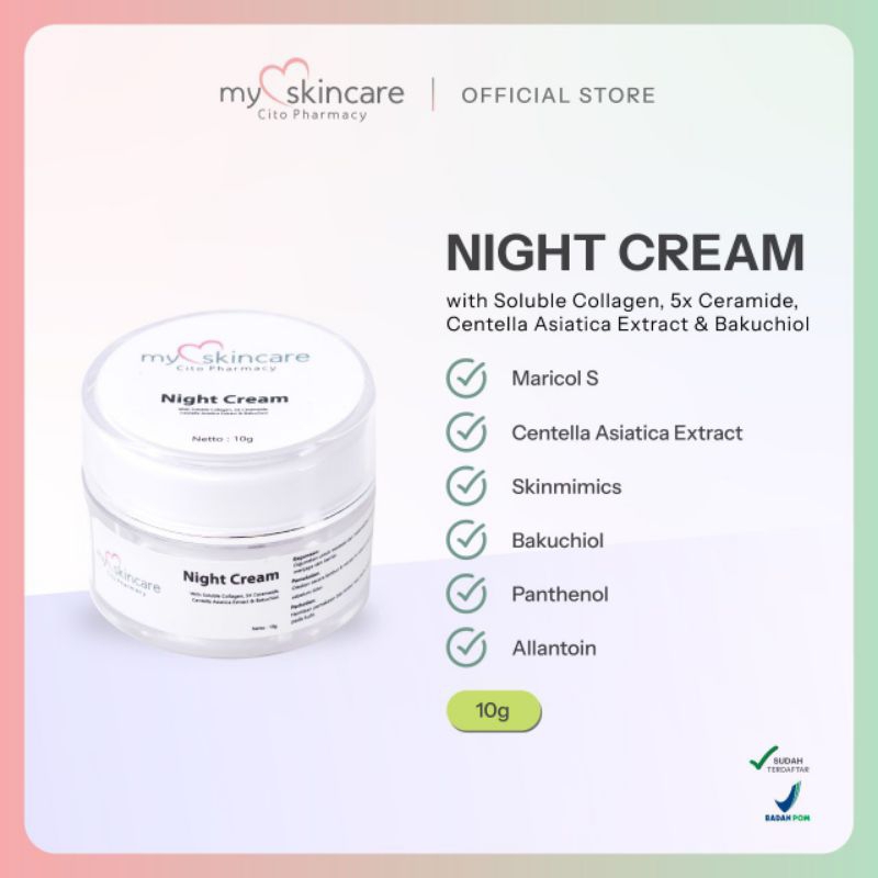 Myskincare Night Cream  By Cito Pharmacy