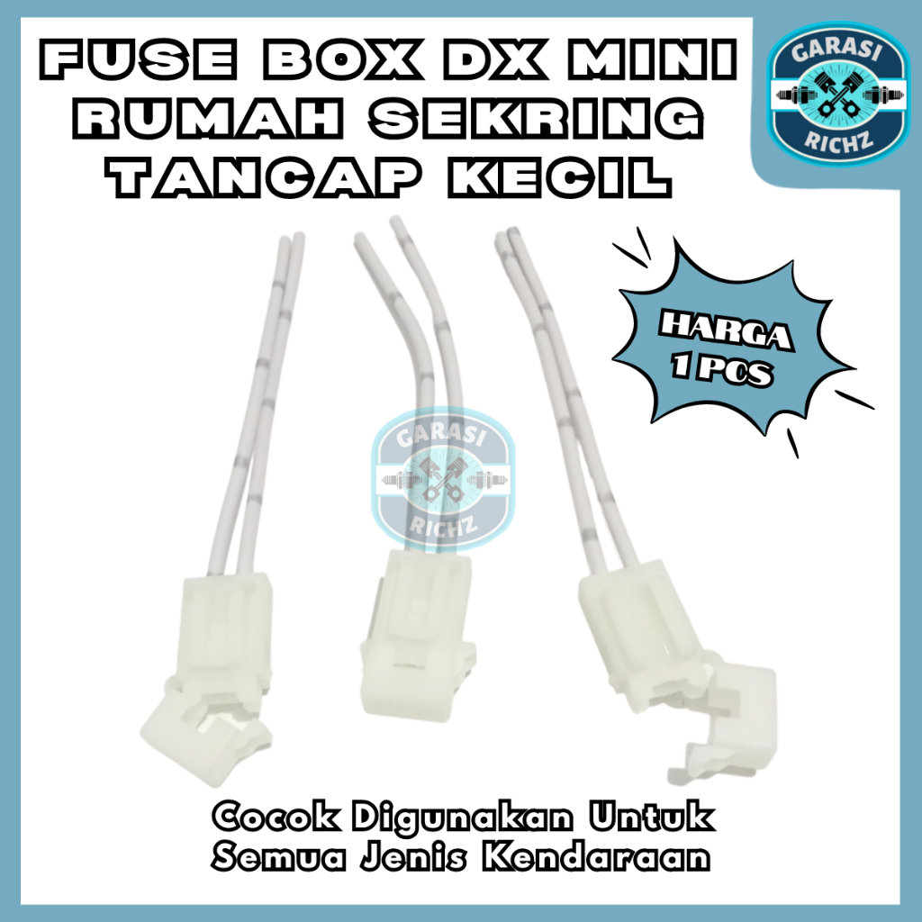 FUSE BOX DX MINI HIGH QUALITY / KOTAK SEKRING / RUMAH SIKRING DX TANCAP KECIL UNTUK MOBIL & MOTOR (U