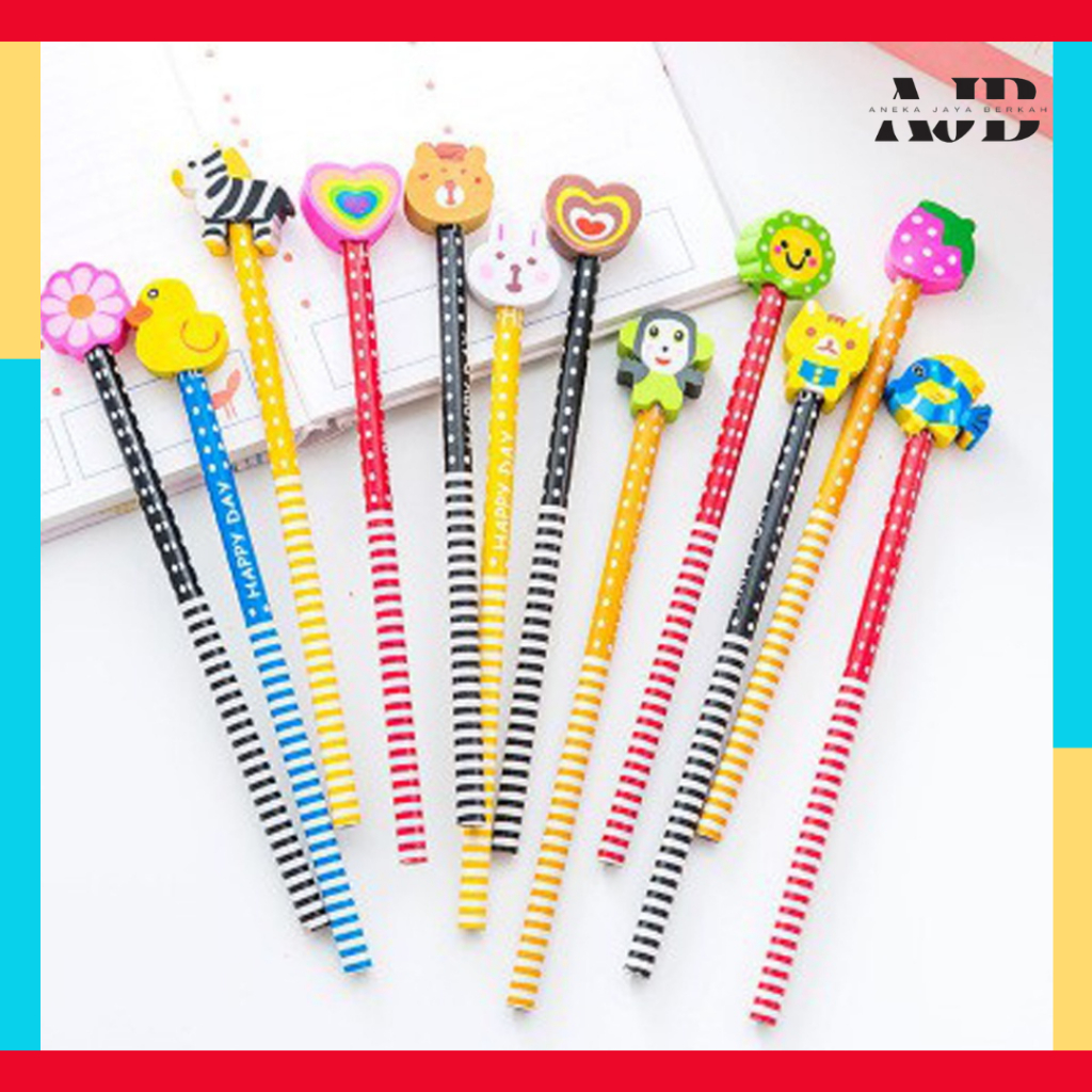 

⭐☑️ [ ] - ⭐ Pensil Karakter Penghapus Pensil Lucu