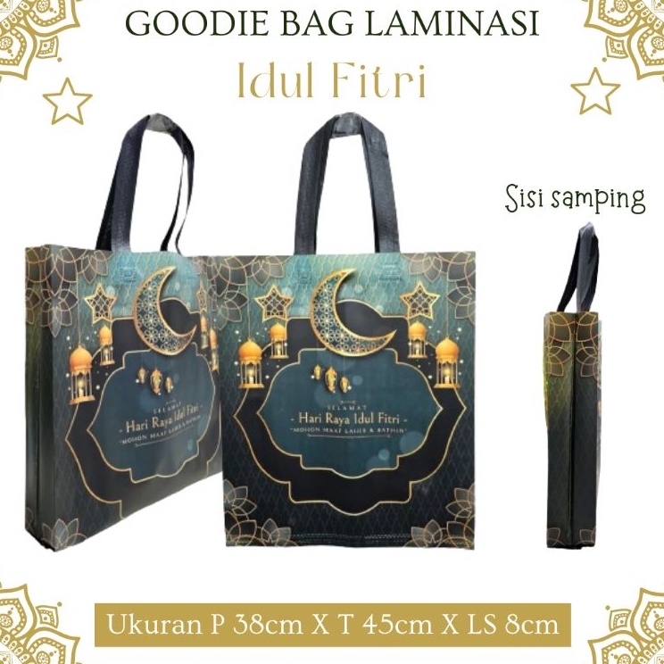 

Lusinan isi 12pcs Goodiebag IDUL FITRI LAMINASI LEBARAN