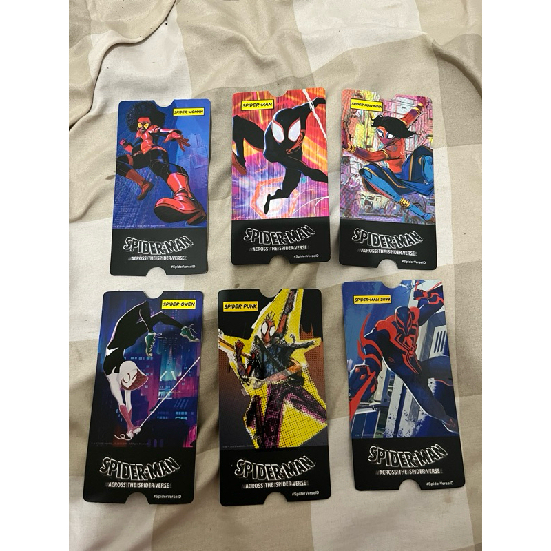 OFFICIAL CGV Spiderman Across The Spiderverse Collectible Ticket 1 Set