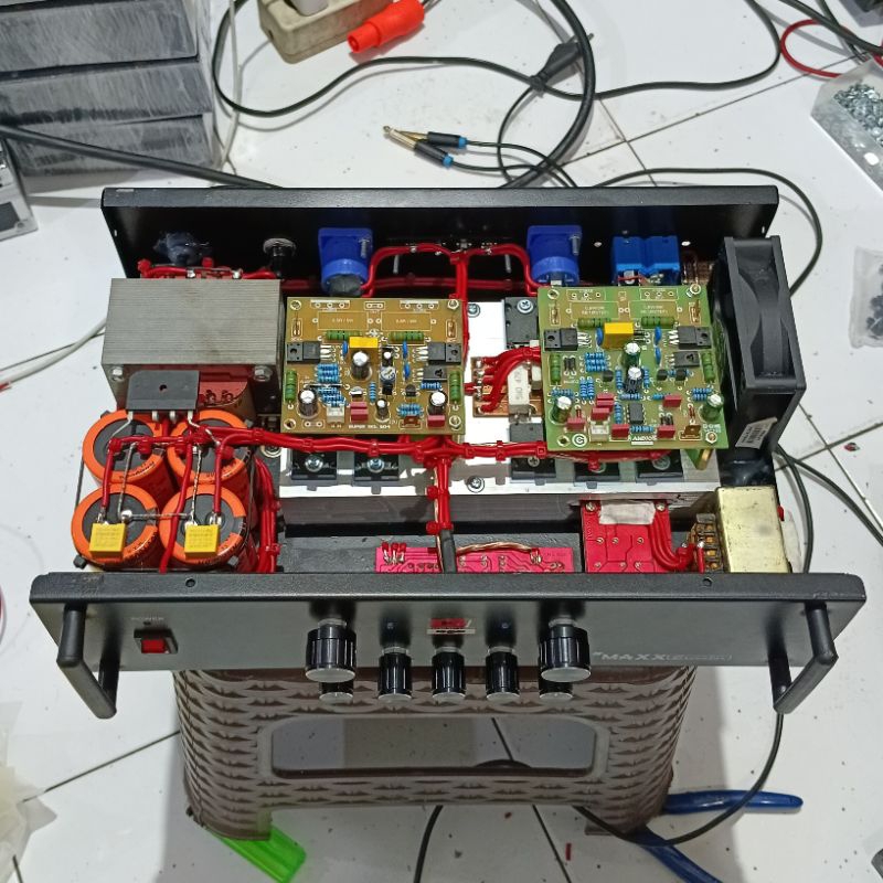 Power Rakitan 2Channel 5a CT32 + Crossover Aktif