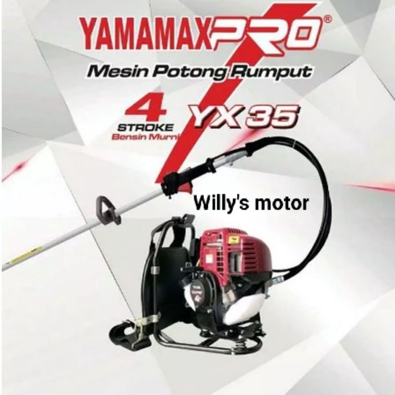 Mesin Rumput Yamamax 4tak / Potong Rumput Gendong