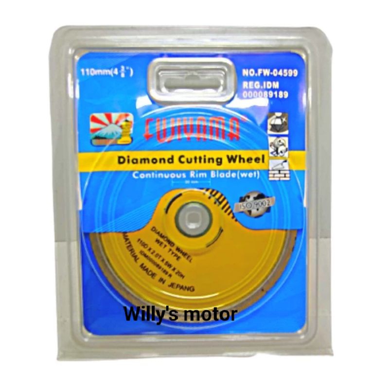 Mata Potong Keramik Fujiyama Wet 4 Inchi / Mata Gerinda Tangan