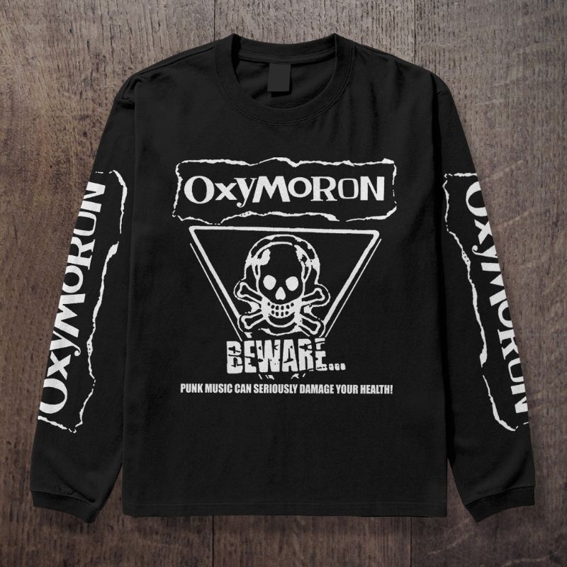 JUAL KAOS BAND PUNK LENGAN PANJANG OXYMORON