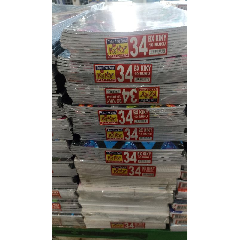 

Buku kiky 34 lembar isi 10