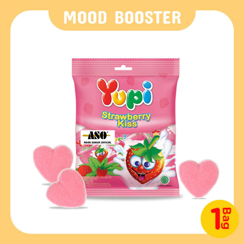 

YUPI STRAWBERRY KISS permen yupi kiss 120gr PROMO !!!