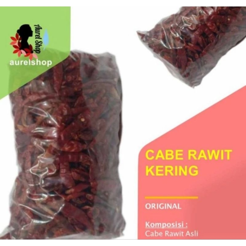

Cabe Rawit Kering Teja kemasan Karungan