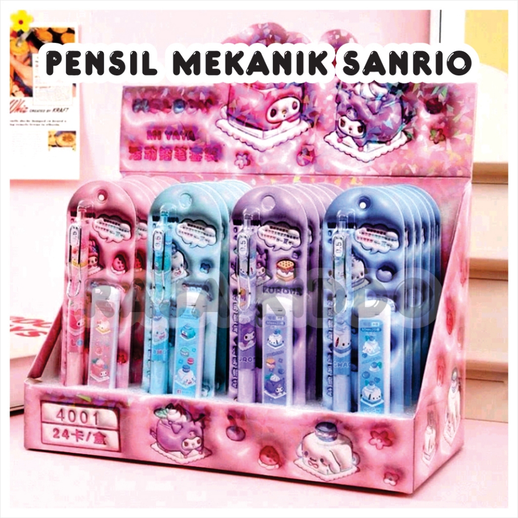 

Pensil Mekanik Sanrio 2in1 Dapat Refill | Mechanical Pencil Cetek Anak Sekolah Kantor