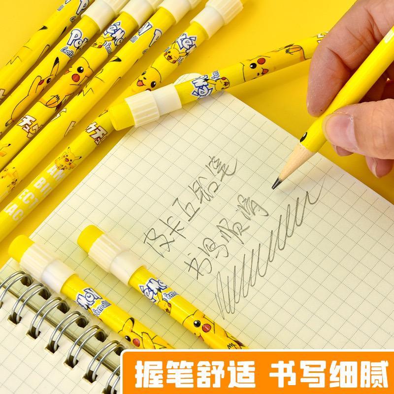 

D3W! 12 PCS Pensil Anak Cowok Motif PIKACHU Pokemon Lucu Premium Quality