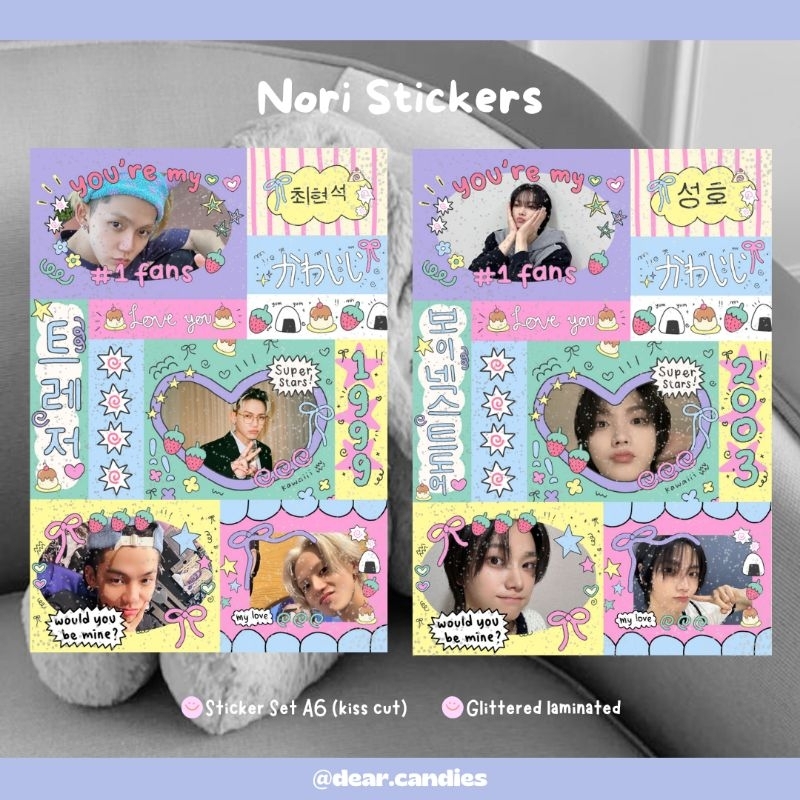 

[READY STOCK] PURIKURA STICKERS VOL.1 GLITTER TREASURE BOY NEXT DOOR!