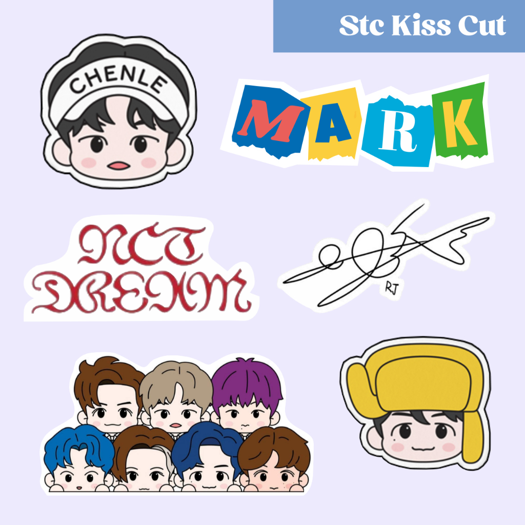 

[KISS CUT GLOSSY] Sticker NCT Dream Fanmade FREEBIES TDS4 Dream The Future Kpop Stuff Dreamscape