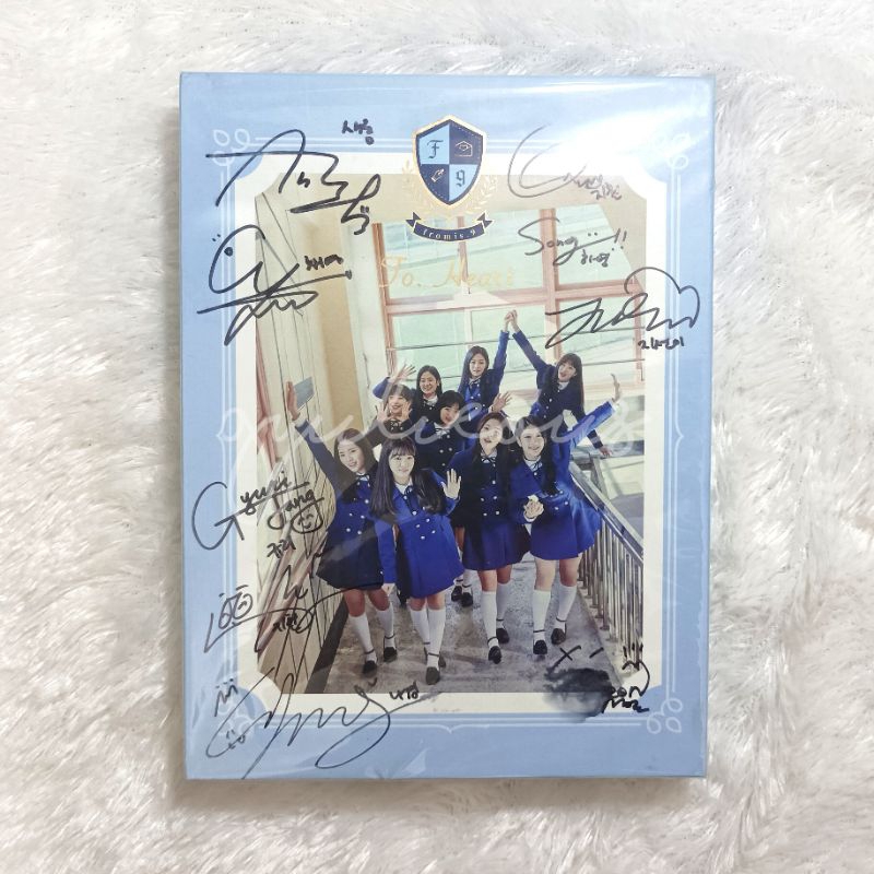 fromis_9 - To Heart Album Blue Ver. Signed All Member