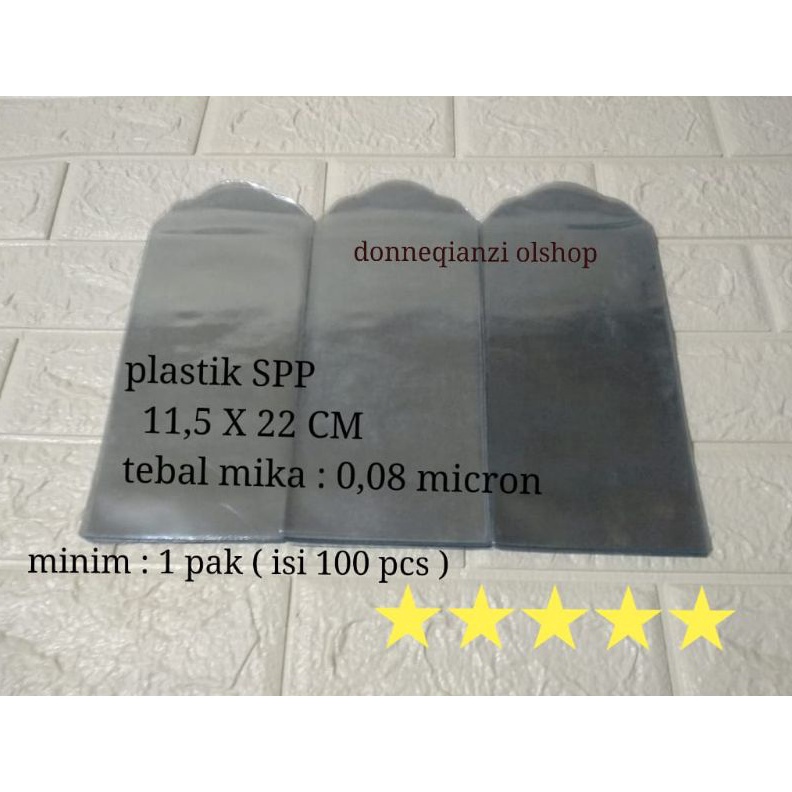 

plastik SPP plastik iuran 115 X 22 CM minim 1 pak isi 1 pcs ART Z1X9