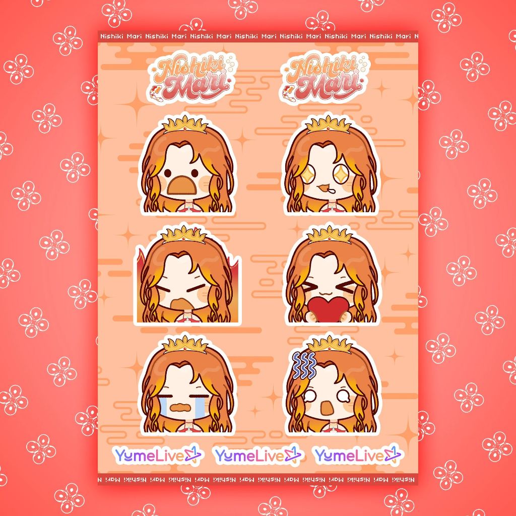 

Sticker Sheet Nishiki Mari
