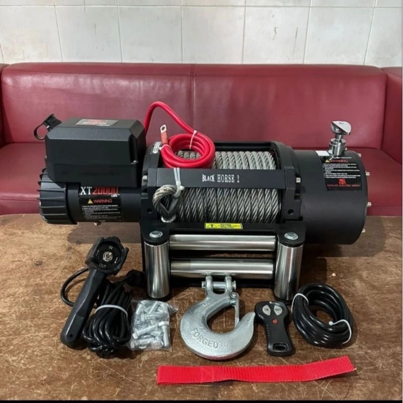 WINCH BLACK HORSE WINCH GEN 2 20000LBS 24V SLING BAJA OFFROAD 4X4