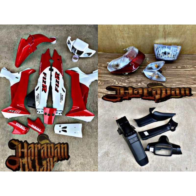 Cover body halus fiz R fiz R malboro merah putih full set cover body kasar reflektor sein fiz R