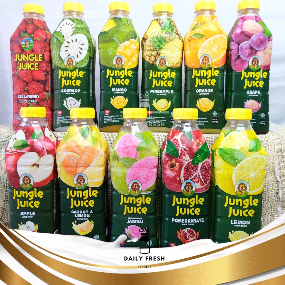 

KODE PRODUK 9YZWG9696 JUNGLE JUICE 1 LITER JUS BUAH ALL VARIAN SEMUA RASA