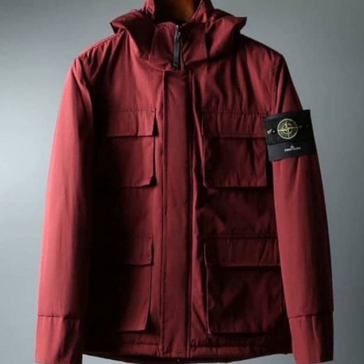 Update Sekarang  Bisa cod  jaket parka stone island full teg original premium jaket parasut stone is