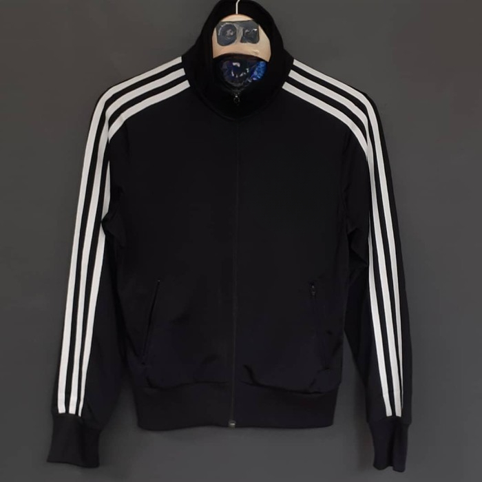 ADIDAS Tracktop Casual Unisex - Jacket adidas Casual Polos Strip White Black