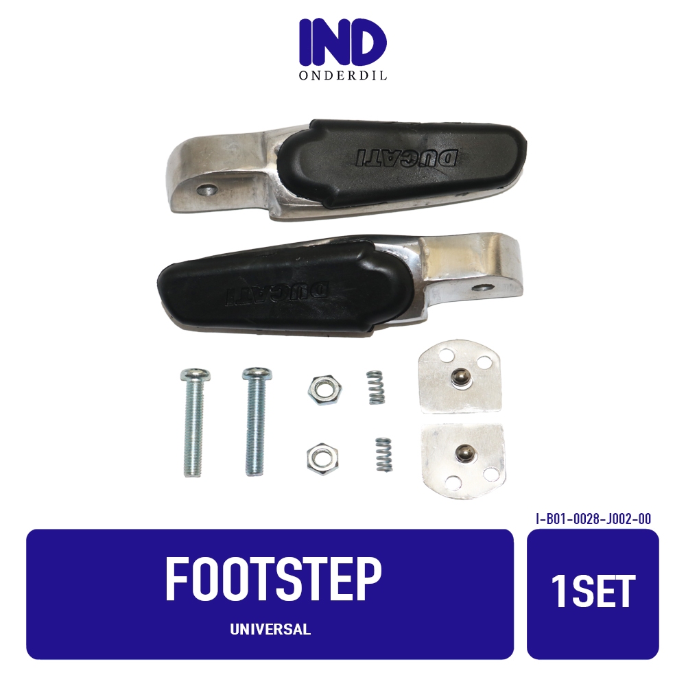 Footstep Belakang Ducati Universal Barstep Pijakan Injekan Foot Bar Step Variasi Beat FI Pop Street 