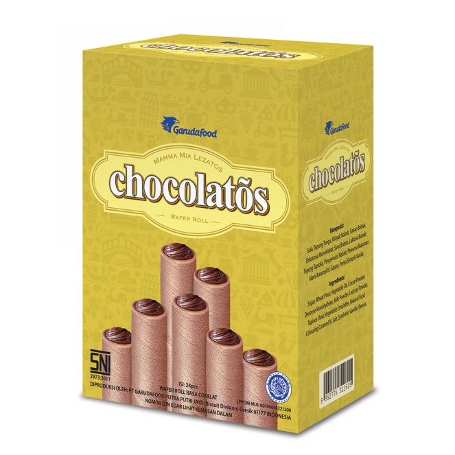 

KODE PRODUK YALMK8854 Chocolatos Wafer Stick 8gr x 24
