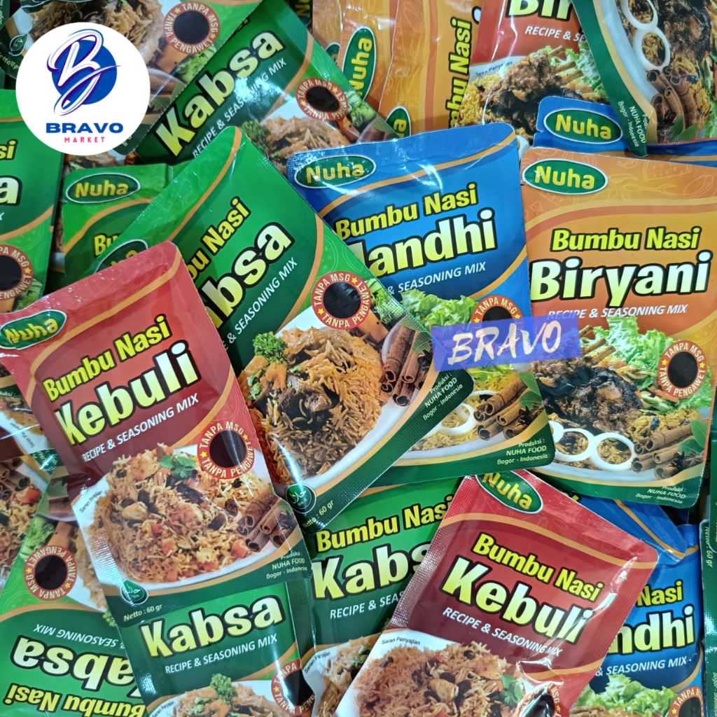 

Bumbu Nasi Kebuli Instant 100% NON MSG & PENGAWET Bumbu Nasi Mandhi Instant Bumbu Nasi Kabsa Instant Bumbu Nasi Bukhori Instant