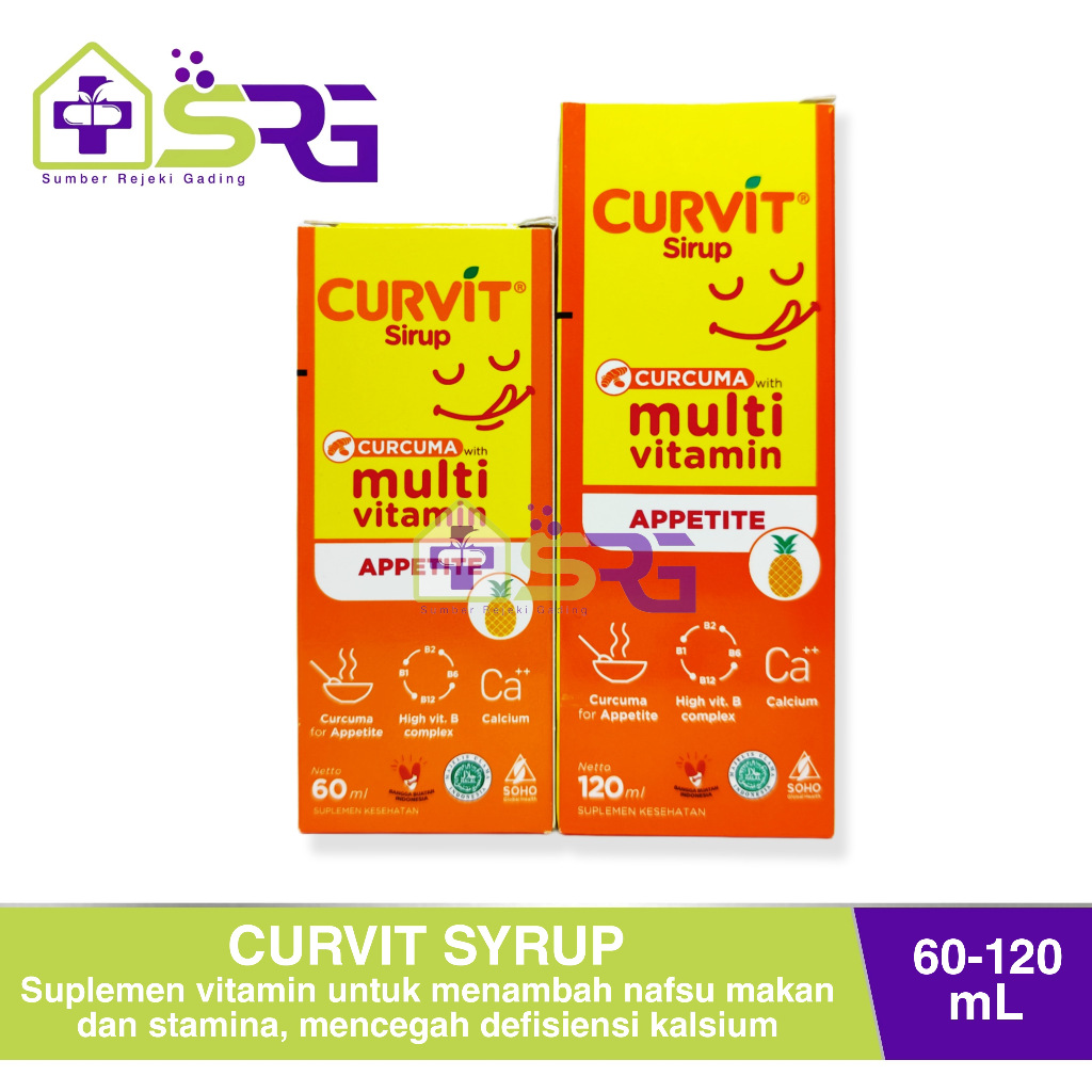Curvit Syrup - Penambah Nafsu Makan