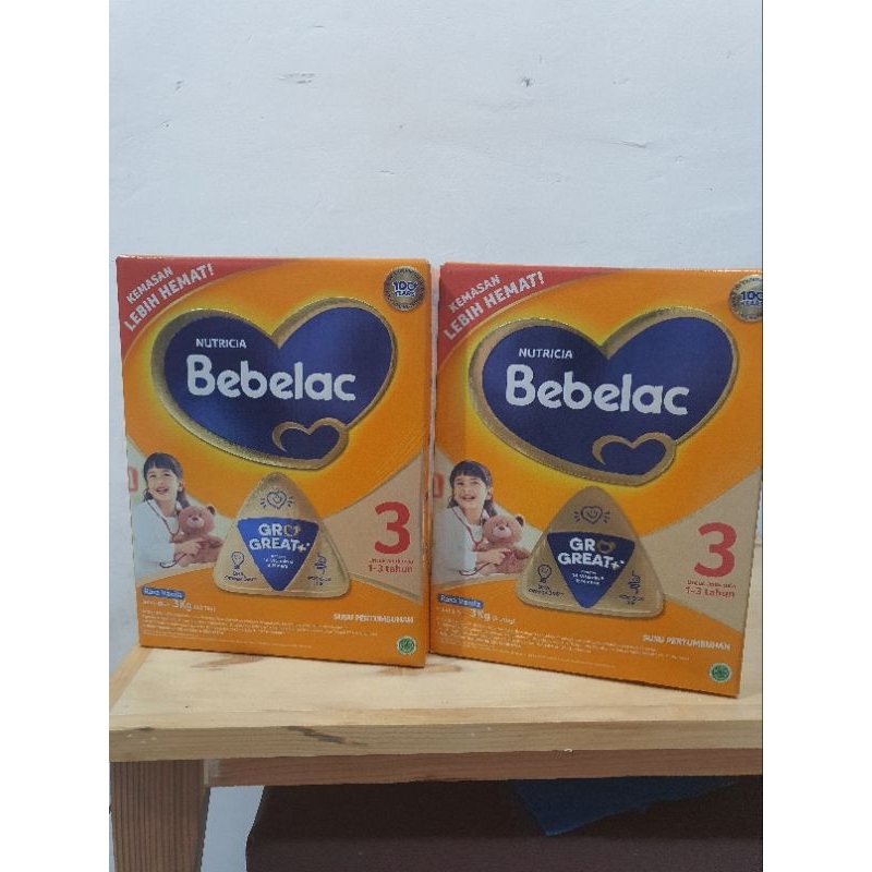 Bebelac 3 Vanila 3000gr / Bebelac 3 Vanilla 3000 g / Bebelac 3 Vanila Box 3000 gr untuk Balita 1-3 t