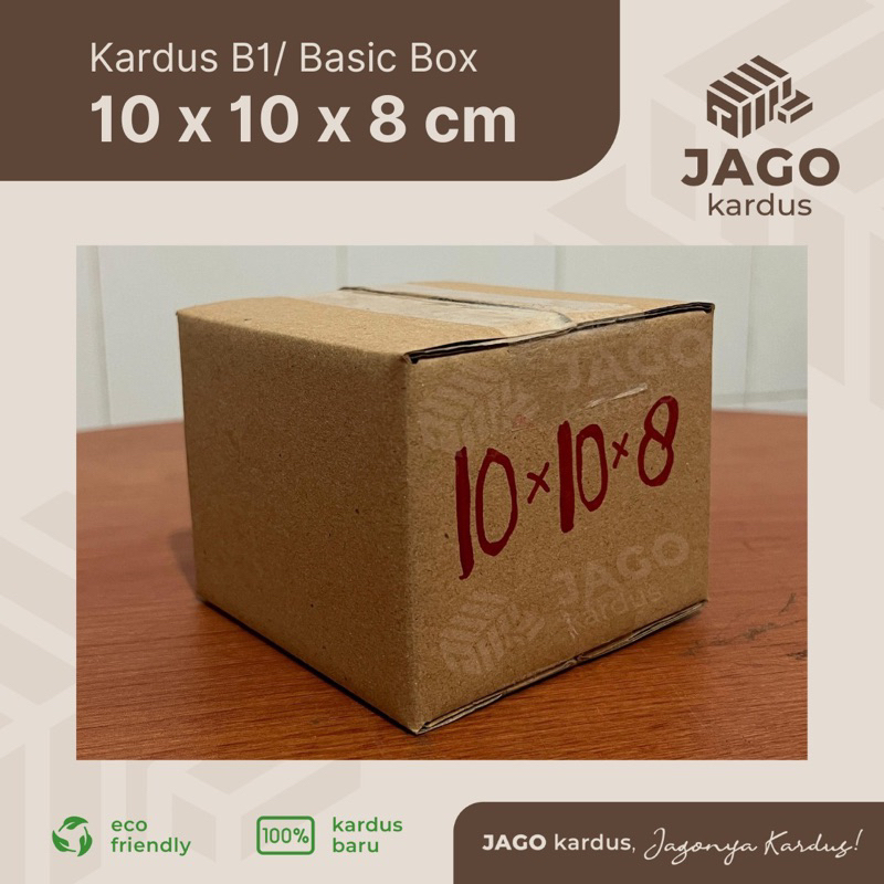 

Kardus Box Baru Polos Uk 10x10x8