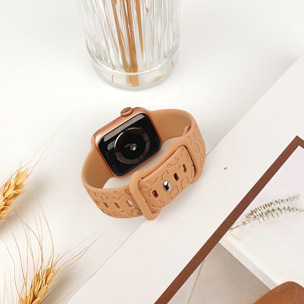 best deals silicone printed strap rubber emboss iwatch apple watch t500 t55 ultra t800 pro max