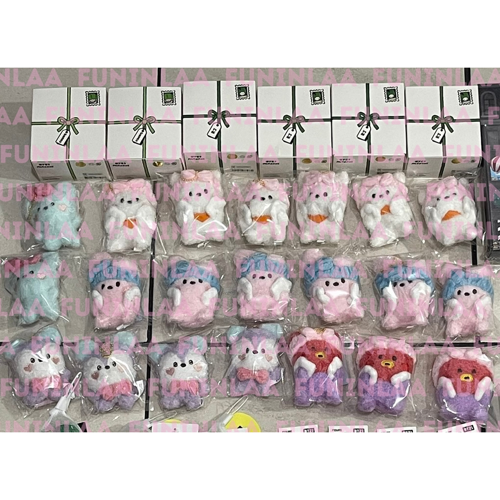 READY STOCK BT21 DOLL - BT21 MININI BATH TIME - BT21 PICNIC DOLL - BT21 PLUSH KEYRING