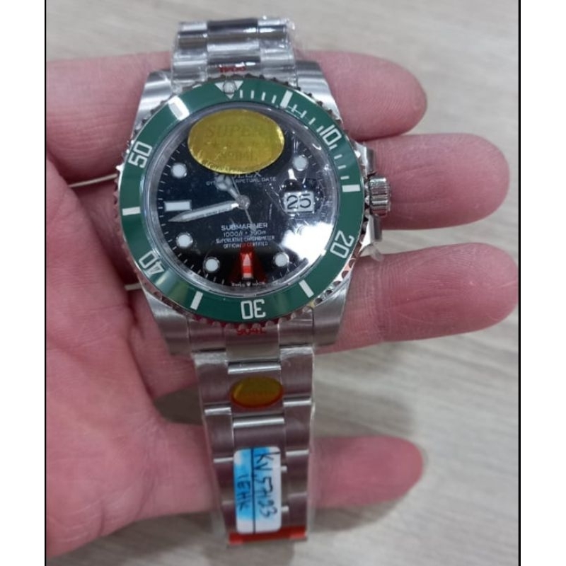 JAM TANGAN RLX SUBMRNER STARBUCKS SPRITE MESIN  SWISS MIDO AUTOMATIC