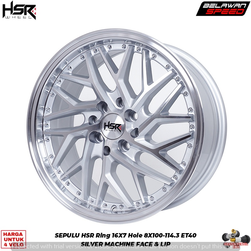 VELG MOBIL MODIFIKASI PELEK RACING UNTUK MOBIL AVANZA XENIA DLL