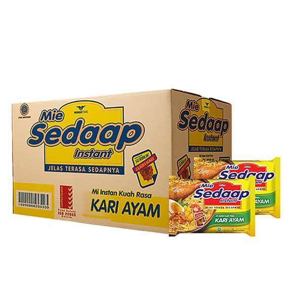 

Mie Sedap Kuah Kari Ayam Instant 72gr x 40 Pcs