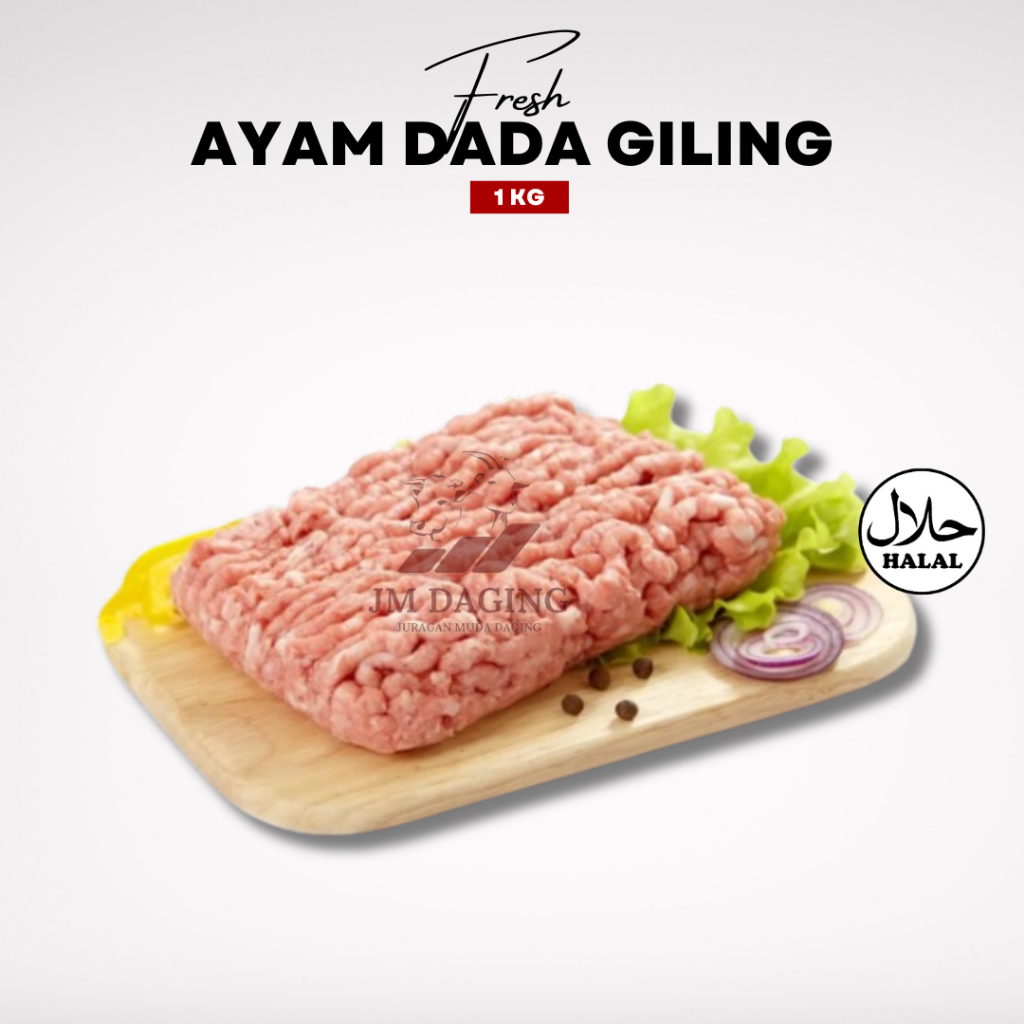 

Daging Giling Ayam Dada Halal 1kg Tangerang