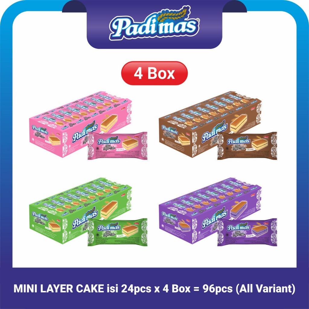 Padimas Mini Layer Cake All Varian (4 Box)