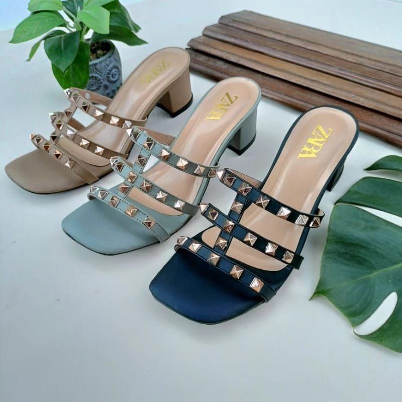 ZARA Sandal Sepatu Wanita Terbaru HighHeels Original Kekinian | ZR ND 01